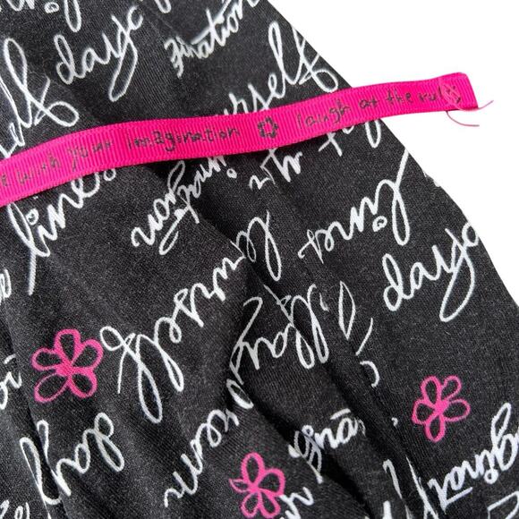 Pj pants, black, "Color outside the Lines" women's M - Picture 3 of 4